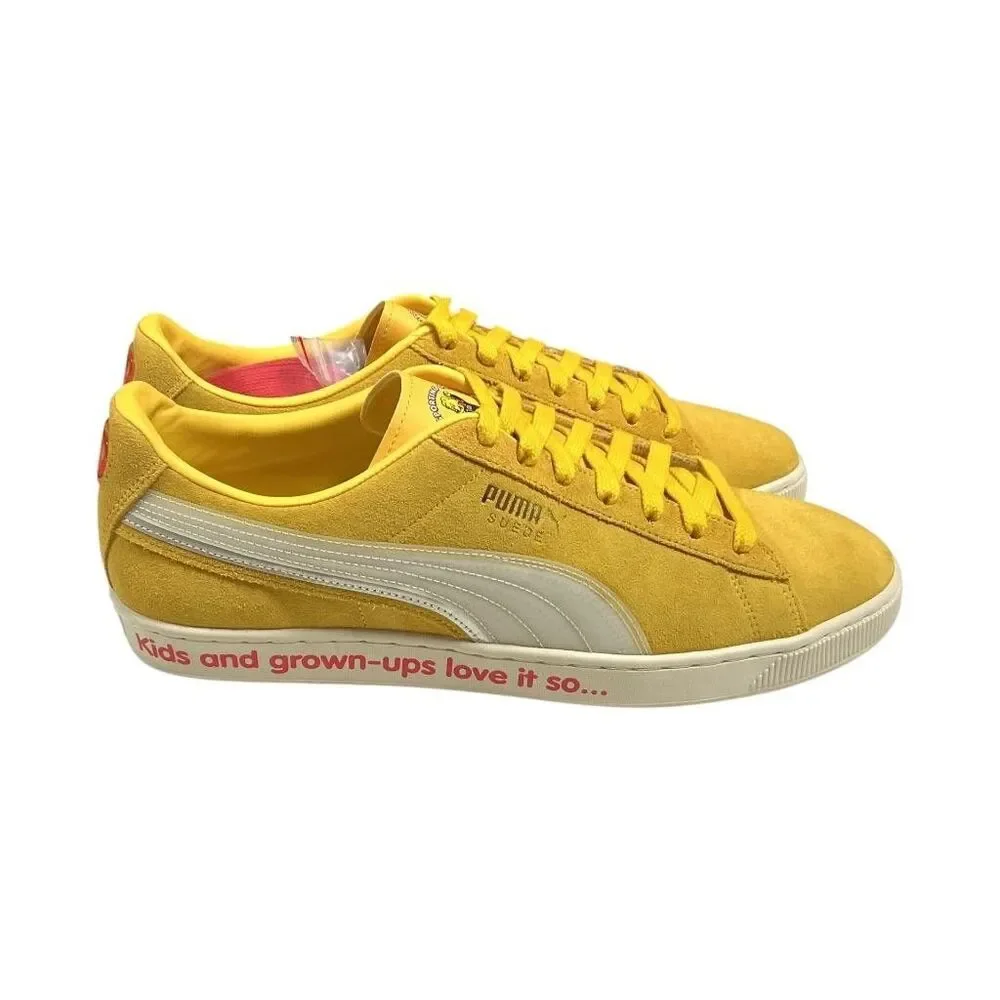 Puma Suede Triplex Haribo Sneakers Men 14 Mimosa Whisper White 382560 01 NEW